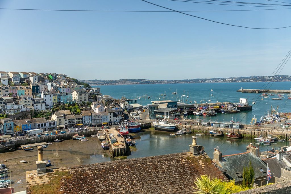 These are the views from the front of the house - always something going on in the harbour to watch from the Captains Cottage Brixham